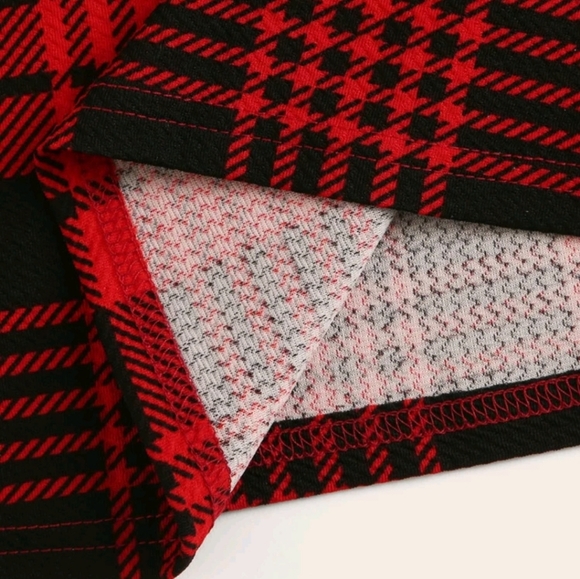 Tartan pattern bodycon thin strap dress - Picture 6 of 6